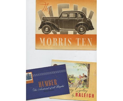 Ephemera: Motor Cars etc: An interesting group of Car Catalogue for Morris Six, Morris Eight, Ten, Twenty-Four, 1/4 ton Light