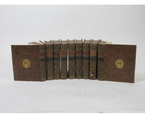 Ex Libris Colebrooke Co. FermanaghTrinity Prize Bindings: M. Tullii Ciceronis Opera, cum de lectu commentariorum. 9 vols. 4to