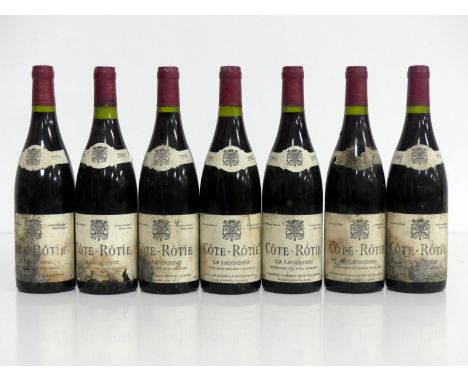7 bts Cote-Rotie la Landonne 1991 R. Rostaing hf/i.n, bs, cdl