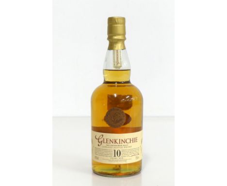 1 75-cl bt Glenkinchie 10YO Lowland Single Malt Scotch Whisky 43%