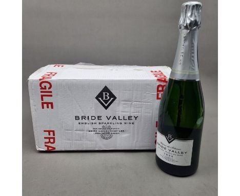 Bride Valley Blanc de Blancs 2018 Sparkling Wine (6 Bottles in original cardboard crate)   From the excellent cellars of Kebl