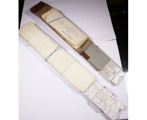 SLIDE RULES. Two boxed Aristo slide rules