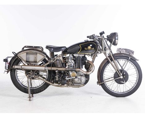 1936 Sunbeam 500cc Model 9 Sports ProjectRegistration no. CUF 126Frame no. 17S539.1.875Engine no. 17S.538.0.646.Although unfi