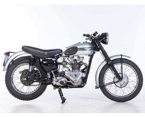 1955 Triumph 498cc Tiger 100Registration no. SWD 205Frame no. 70596Engine no. T100 70596The Tiger 100 sports version of Edwar