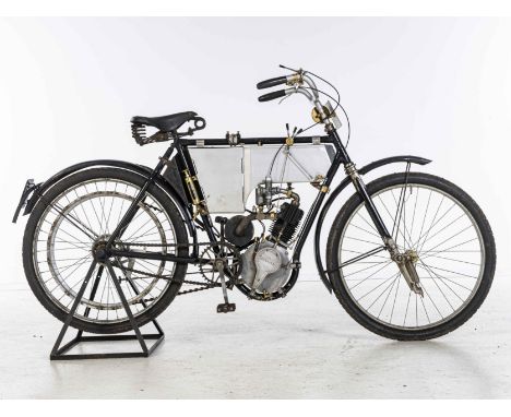 The Green House Farm Collection1903 Quadrant 369cc (see text)Registration no. C 244Frame no. 1402 (see text)Engine no. 1472 (