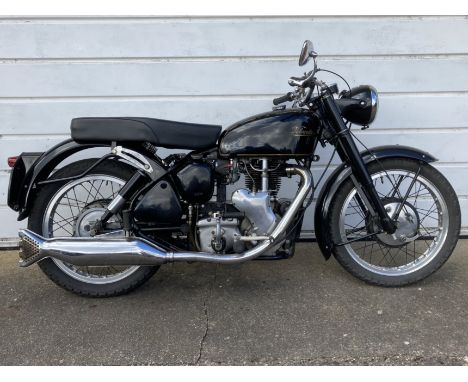 1957 Velocette 499cc VenomRegistration no. Unregistered (see text)Frame no. RS6543 (see text)Engine no. VM1617In 1956, the Vi