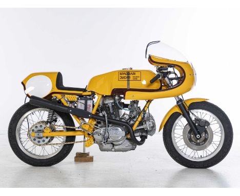 Ex-Scuderia Spaggiaric.1974 Ducati 750cc Racing MotorcycleRegistration no. not registeredFrame no. DM750SS*075452 Engine no. 