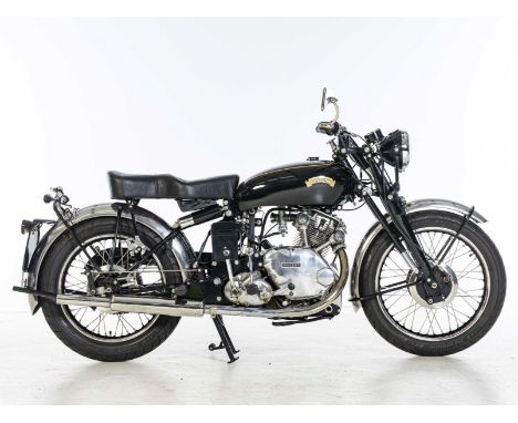 1950/1952 Vincent 499cc Series-C CometRegistration no. NHT 848Frame no. RC/1/6124 Rear frame no. RC/1/10247Engine no. F5AB/2A