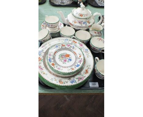 A Copeland Spode 'Chinese Rose' part tea/dinner set