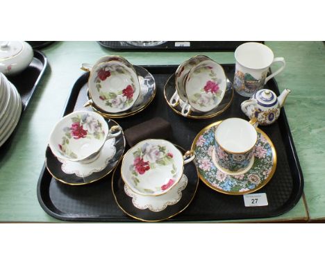 Queens 'Ebony' part tea service