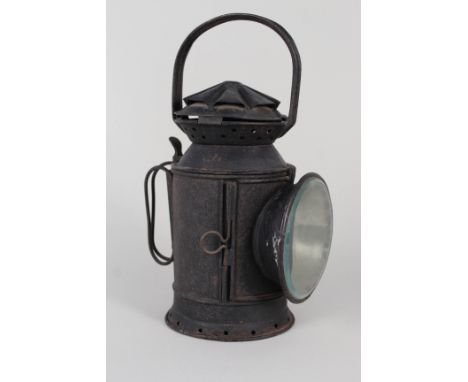 A paraffin lamp stamped 'SER' for South Eastern Railway