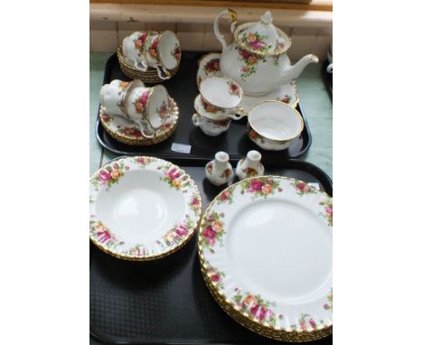 Royal Albert Old Country Roses part tea service etc plus dinner ware