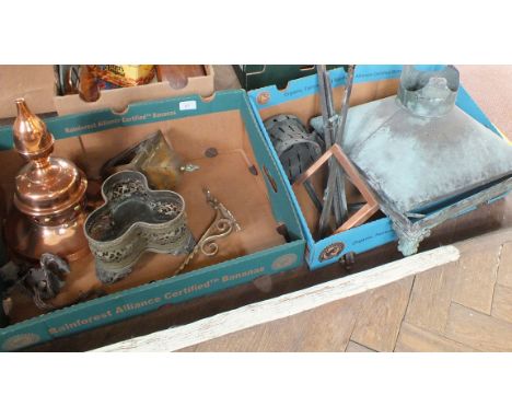 A Victorian gas lamp repair project plus other metal items