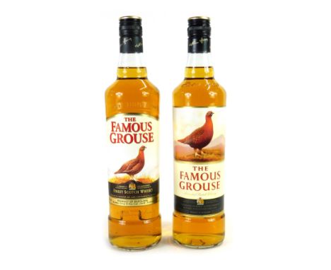 Two bottles of The Famous Grouse Blended Scotch whisky, 70cl. 