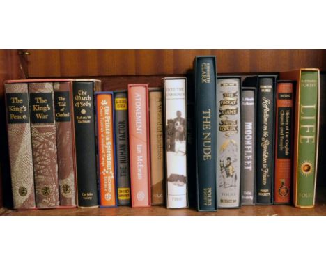 Folio Society. Various works, to include Bede History of The English Church and People, Fortey (Richard) Life, etc. (1 shelf)