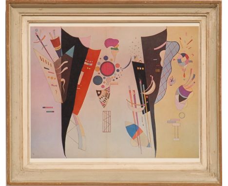 WASSILY KANDINSKY 'Accord',1969, lithograph, 37cm x 44cm, framed and glazed.