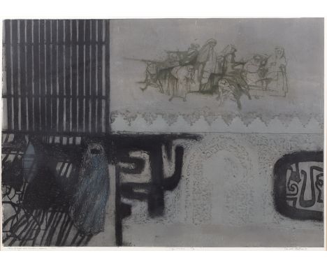 Rudolf Harold van Rossum (1924-2007)'Play of Light and Shadow (Maroc)', pencil signed, inscribed, dated '71 and no. 16/35 to 