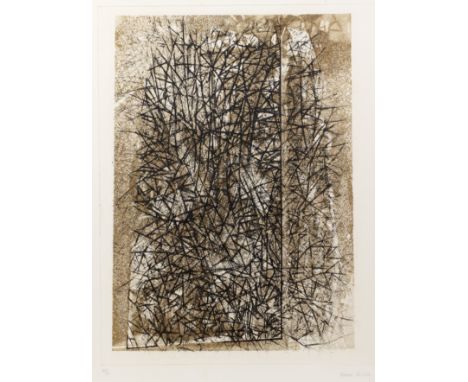 Brian Perrin (b.1932)Open Window, signed in pencil to the margin, artist's proof etching with aquatint, 50 x 35.5cm