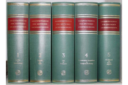 handwrterbuch zur deutschen rechtsgeschichte