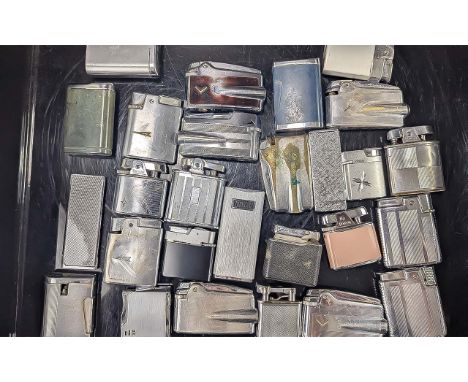 Box of Assorted Vintage Lighters, ideal spares or repairs, makes to include, Forum, Minuet, Ronson's, Varaflame, Polo, Tanita