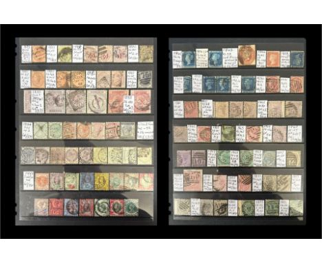 Stamps GB Col'n On 4 Hagners, From 1841 up to 1934 - Sea Horse's With Huge Cat Value, Better Stamps Include 1847 10d Embossed