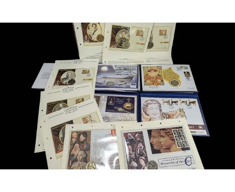 Small Mixed Lot Of Coin Covers, To Include 1he 100th Anniversary oOf Powered Flight Silver Coin First Day Cover, All The Quee