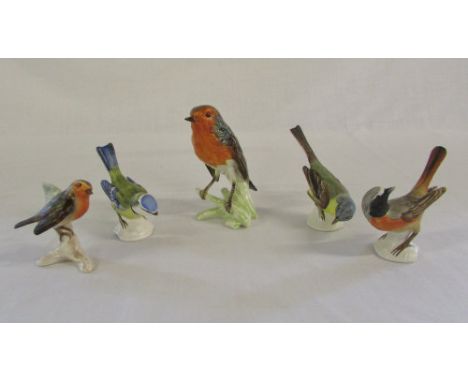 5 Goebel bird figures