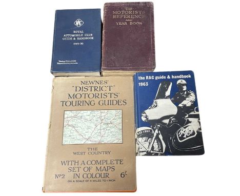 Motoring reference interest: 4 titles: ROYAL AUTOMOBILE CLUB GUIDE AND HANDBOOK 1949-50; THE MOTORIST'S REFERENCE AND YEAR BO