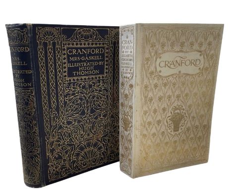 ELIZABETH CLEGHORN GASKELL: 2 titles: CRANFORD, London, J M Dent &amp; Co, 1853, First Complete Edition Published, with 25 co