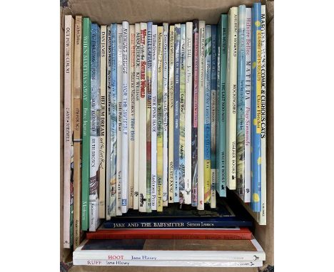 ONE BOX: Various children's books, mostly first editions.