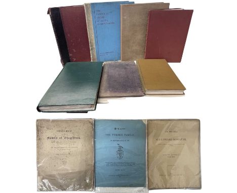 GENEALOGY INTEREST: 10 titles: ETHEL STOKES: ABSTRACTS OF WILTSHIRE, INQUISITIONES POST MORTEM, London, The British Record So