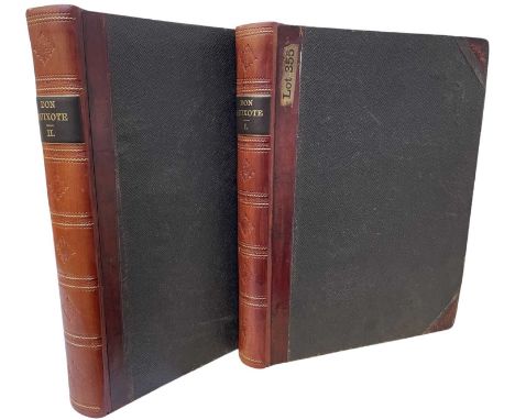 F W CLARK (Ed) AND GUSTAV DORE (Illus): DON QUIXOTE BY CERVANTES, 2 volumes, London, Cassell, Petter and Galpin (ND). Detaile
