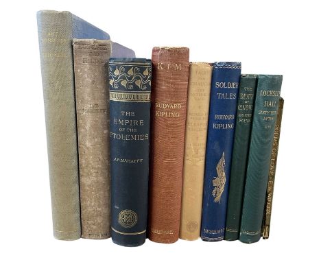 CLASSICS: RUDYARD KIPLING: SOLDIER TALES, 1896, First edition, original blue cloth stamped; ERIC GILL: ART-NONSENSE AND OTHER