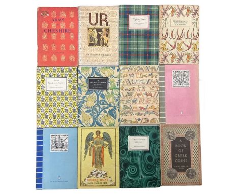 An almost complete set of King Penguins dating from No.1 (1939) onwards with collector's notebook noting details of each one 