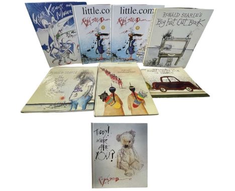 RALPH STEADMAN, RONALD SEARLE AND GERALD SCARFE: 8 First titles, to include: STEADMAN: LITTLE.COM, London, Andersen Press, 20