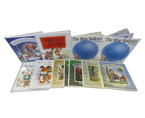 MICK INKPEN AND NICK BUTTERWORTH: Various First edition titles: INKPEN: THE BLUE BALLOON (x2); BILLY'S BEETLE; KIPPER'S SNOWY