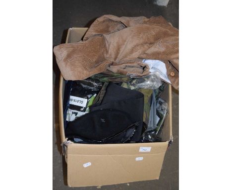 Quantity of assorted army surplus clothing and other items