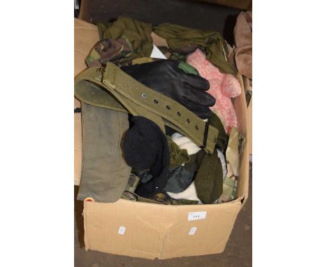 Quantity of assorted army surplus clothing