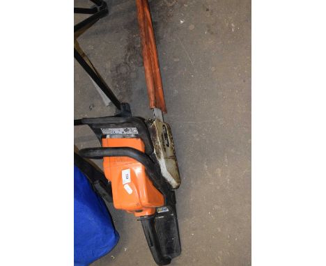 A Stihl petrol chainsaw