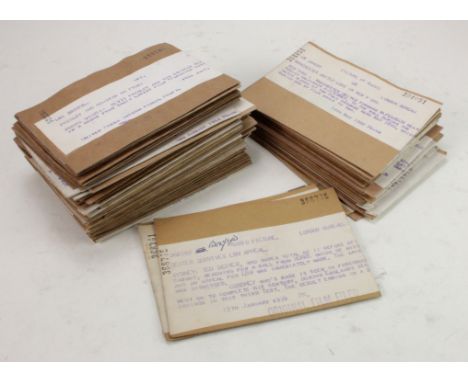 Celluloid Photographic Negatives, 85 images, 1950's early 1960's, inc. Elvis, Beatles, Jayne Mansfield, Budapest Riots, Sport