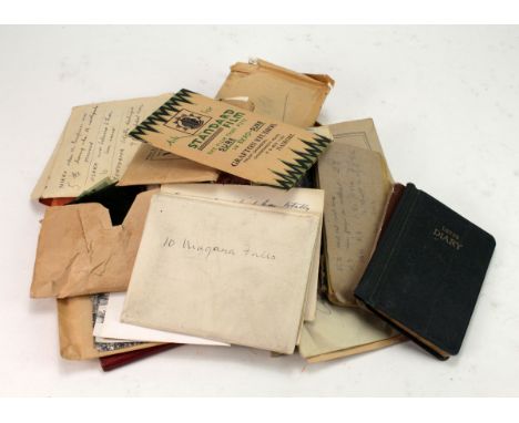 Photographs, negatives, mixed including Japan, Kenya, etc. plus two manuscript note books etc.