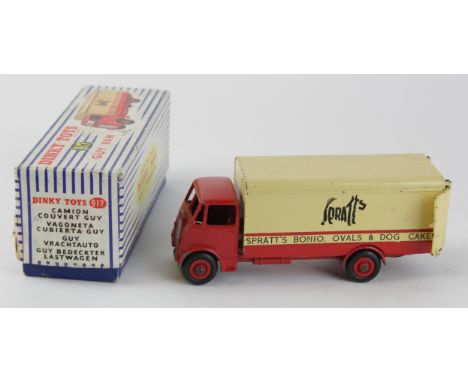 Dinky Toys, no. 917, Spratts Guy Van, contained in original box