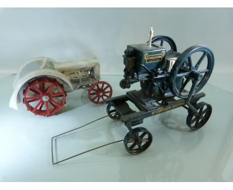 ERTL Die Cast tractor of a Fordson and an ERTL McCormick Deering 