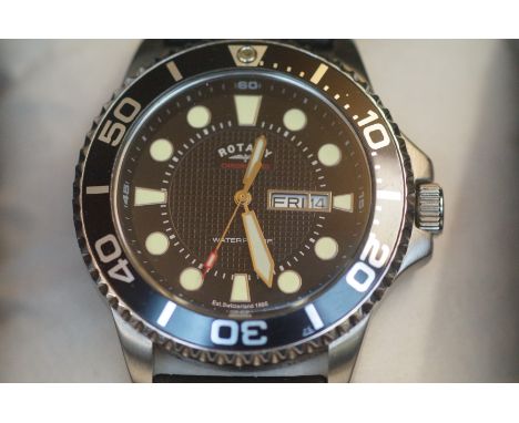 Gents Rotary day/date wristwatch