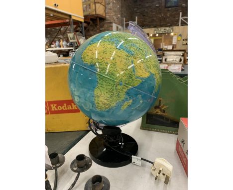 A LIGHT-UP GLOBE 