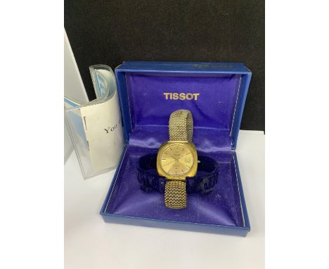 A TISSOT SEASTAR  AUTOMATIC WATCH IN A PRESENTATION BOX (NOT SEEN WORKING) 