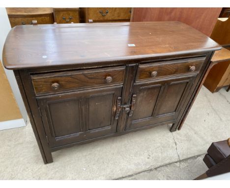AN ERCOL BLUE LABEL DRESSER, 48" WIDE 