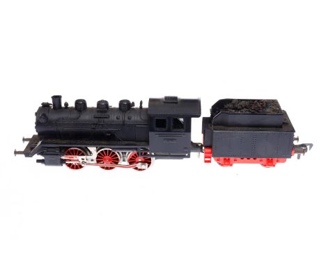 Fleischmann C-Schlepptenderlok 1304, Spur H0, schwarz, Alterungsspuren, Z 3