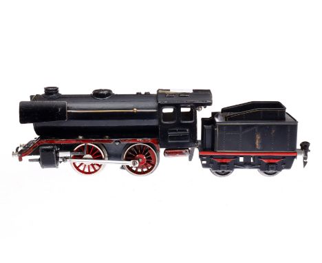 Märklin B-Dampflok R 910, Spur 0, Uhrwerk intakt, mit Tender, Z 4