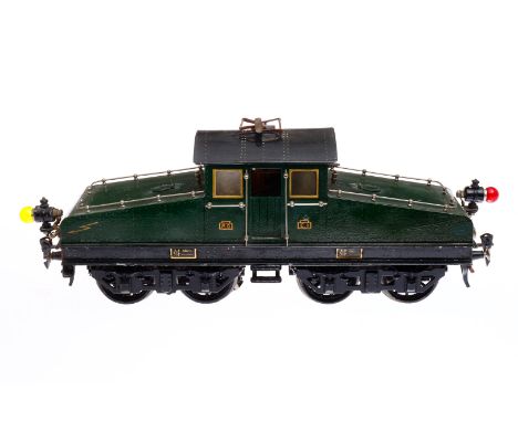 Märklin franz. Vollbahnlok 64/3021 POEI, Spur 1, Starkstrom, grün, mit je 1 el. bel. Stirnlampe, Pantograph besch., Dach tw n